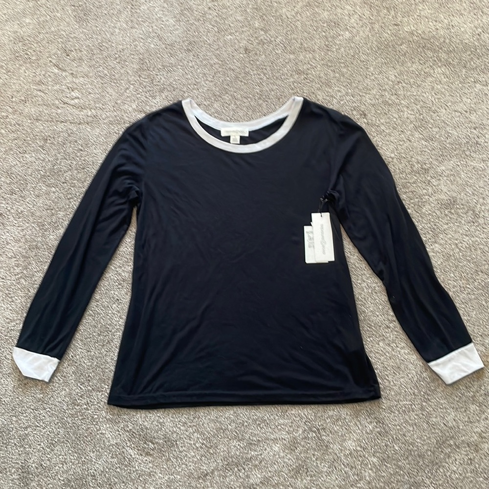 Small Treasure and Bond Black and White Blouse